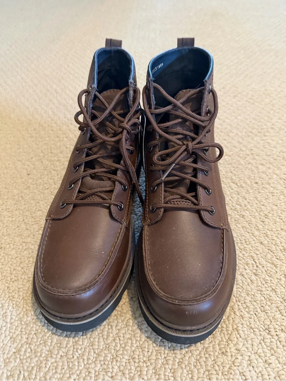 Sorel Men's Brown Lace-Up Leather Boots